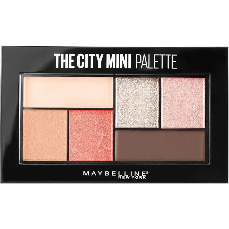 Maybelline New York The City Mini Palette палитра теней для век 480 Matte About Town 1×6 г, палитра теней для век: цены и характеристики