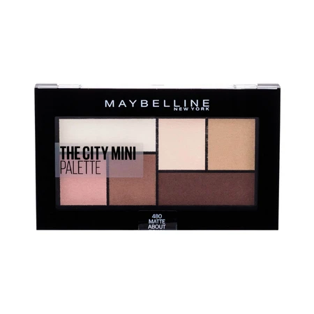 Maybelline New York The City Mini Palette палитра теней для век 480 Matte About Town 1×6 г, палитра теней для век: цены и характеристики