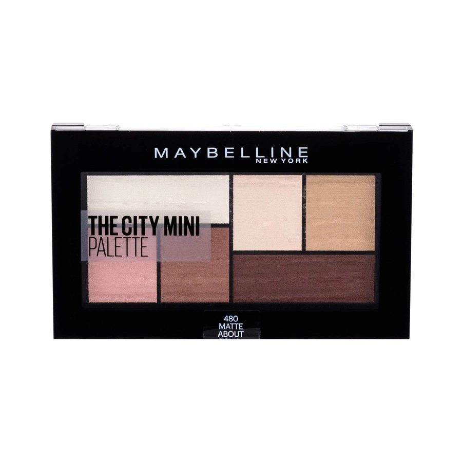 Maybelline New York The City Mini Palette палитра теней для век 480 Matte About Town 1×6 г, палитра теней для век: цены и характеристики