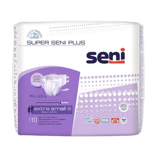 Закрытые подгузники, очень маленькие, 10 штук, Super Seni Plus