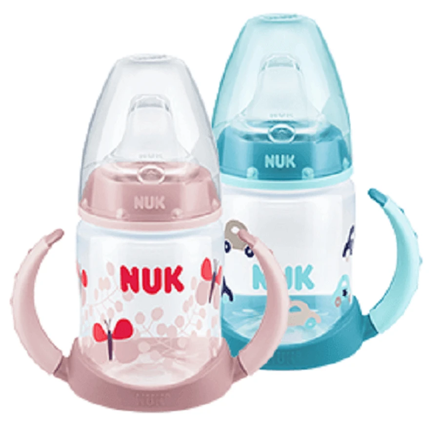 Перехідна пляшечка для годування з кришкою First Choice та адаптером, 150 мл, Nuk: ціни та характеристики