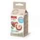 Пустушка силіконова M2 Nature, 6-18 місяців, 2 штуки, червона, Nuk, Nuk