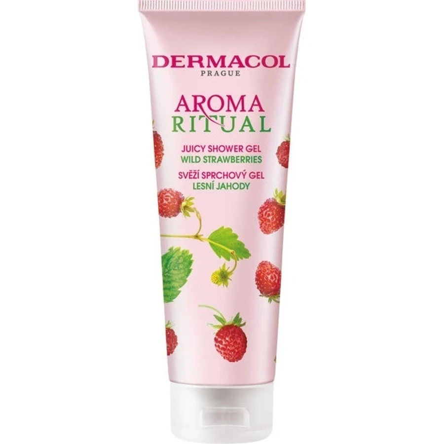 Гель для душу Dermacol Aroma Ritual Forest Strawberry 1×250 мл, аромат лісової суниці: ціни та характеристики