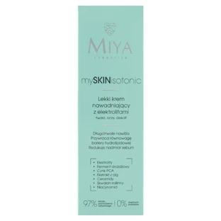 Miya Cosmetics Легкий зволожуючий крем з електролітами, 40 мл
