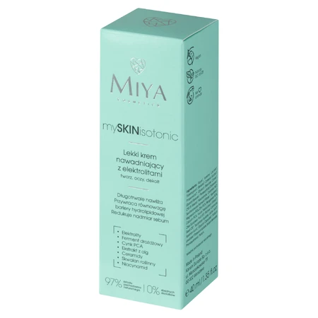 Miya Cosmetics Легкий зволожуючий крем з електролітами, 40 мл: ціни та характеристики