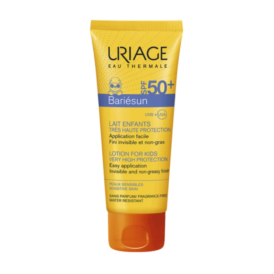 Сонцезахисне молочко Bariesun для дітей SPF 50+, 100 мл, Uriage: ціни та характеристики