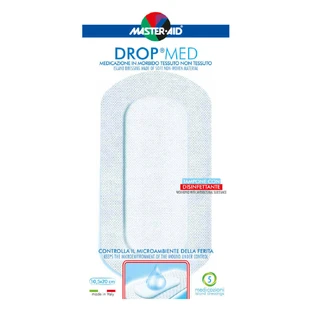 Пов'язка післяопераційна Drop Med 10,5X20 см, 5 шт, Pietrasanta Pharma