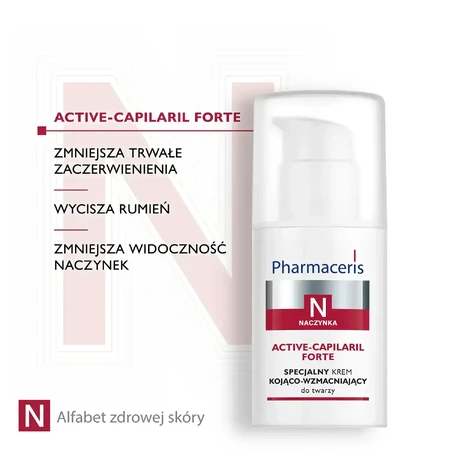 Pharmaceris N Active-Capilaril заспокійливий та зміцнюючий крем для обличчя 30 мл: ціни та характеристики