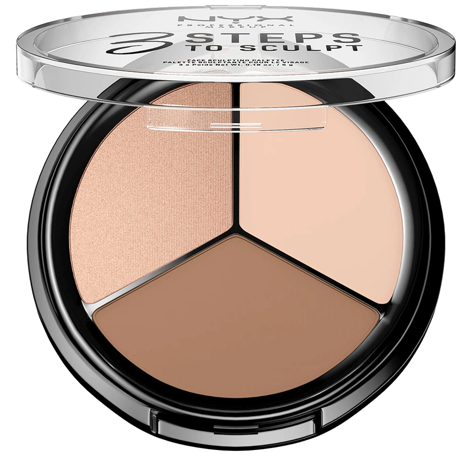 NYX Professional Makeup 3 Steps to Sculpt Contour Palette in Fair 5 g: цены и характеристики