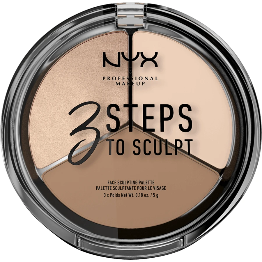 NYX Professional Makeup 3 Steps to Sculpt Contour Palette in Fair 5 g: цены и характеристики