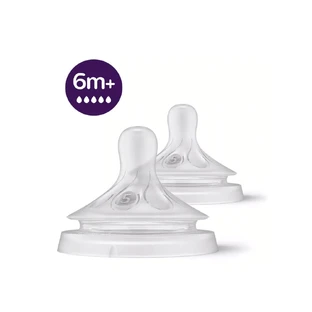Соска Natural Response Rapid Flow Teac, 6 місяців+, Philips Avent