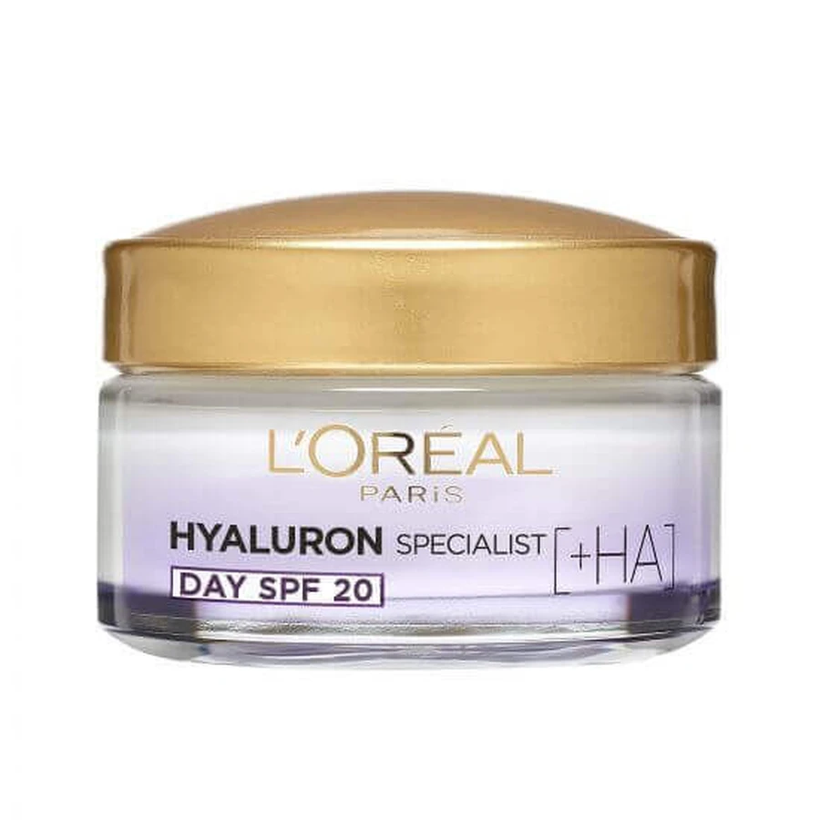 Зволожуючий денний крем проти зморшок Hyaluron Specialist з SPF 20, 50 мл, Loreal: ціни та характеристики