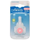 Соски з вузькою шийкою, для немовлят, +0 місяців, Dr Browns