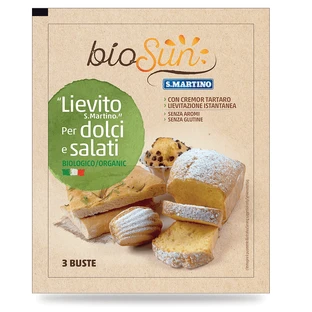 Безглютеновый пекарский порошок Biosun, 3 пакетика, 48 г, S.Martino