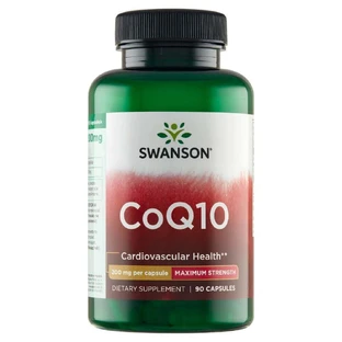 Swanson CoQ10, коэнзим Q10 200 мг, 90 капсул