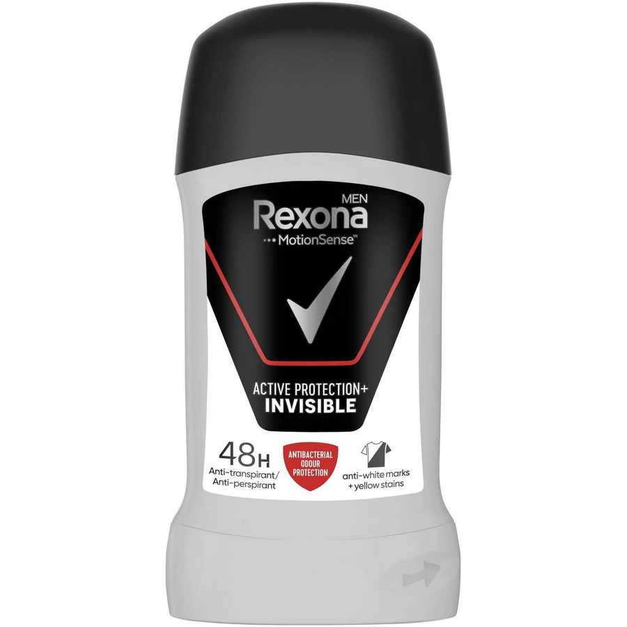 Rexona Men Активная защита + Невидимый твердый антиперспирант 50 мл: цены и характеристики