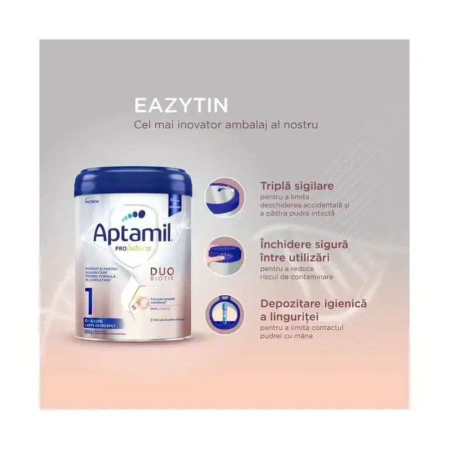 Сухе молоко Nutricia Aptamil ProFutura Duobiotik 1, від 0-6 місяців 1, 800 г: ціни та характеристики