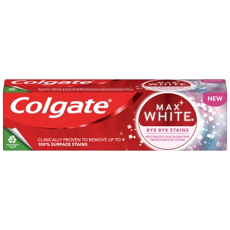 Colgate Max White Bye Bye Stains, зубная паста, 75 мл: цены и характеристики