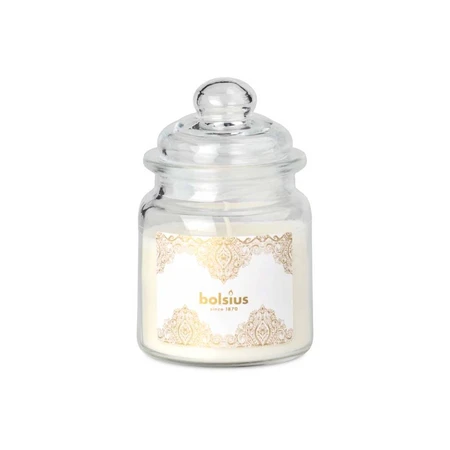 Bolsius Glass Golden spike white scented candle 1×1 шт, размер 79 x 129 мм: цены и характеристики