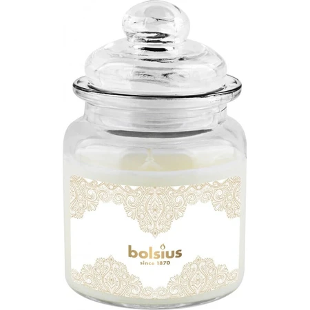 Bolsius Glass Golden spike white scented candle 1×1 шт, размер 79 x 129 мм: цены и характеристики