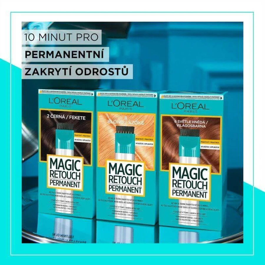 L'Oréal Paris Magic Retouch Permanent 2 чернила, 27+18 мл: цены и характеристики