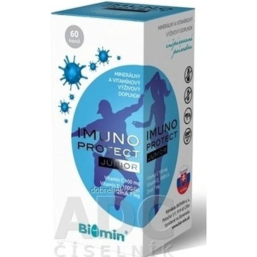 Biomin IMUNO PROTECT JUNIOR 1x60 cps, пищевая добавка: цены и характеристики