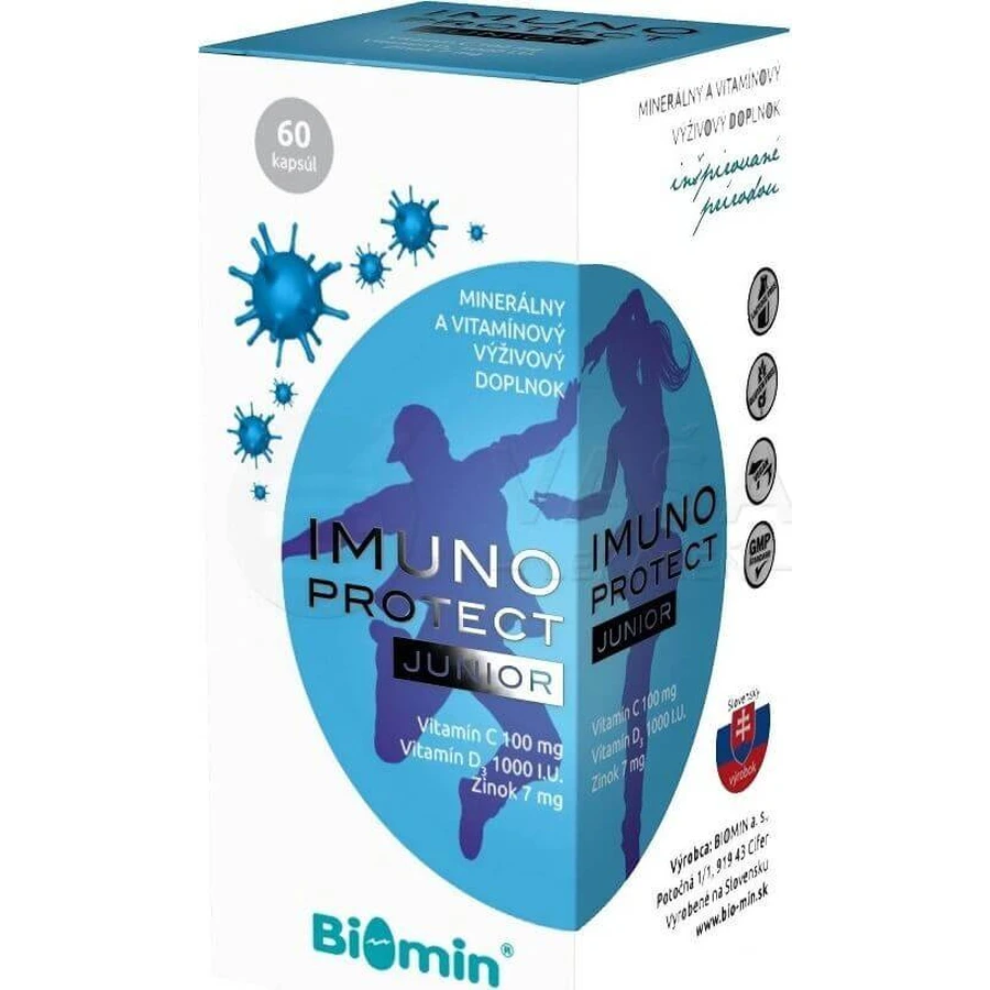 Biomin IMUNO PROTECT JUNIOR 1x60 cps, пищевая добавка: цены и характеристики