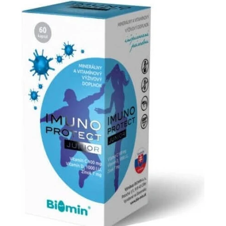 Biomin IMUNO PROTECT JUNIOR 1x60 cps, пищевая добавка: цены и характеристики
