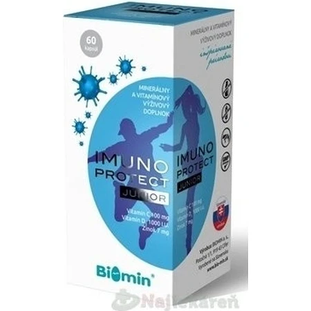 Biomin IMUNO PROTECT JUNIOR 1x60 cps, пищевая добавка: цены и характеристики