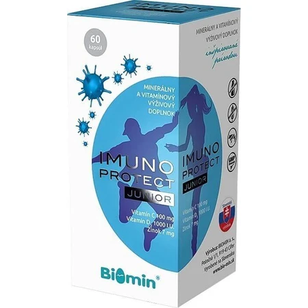 Biomin IMUNO PROTECT JUNIOR 1x60 cps, пищевая добавка: цены и характеристики
