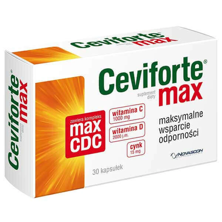 Цевифорте Макс, 30 капсул: цены и характеристики