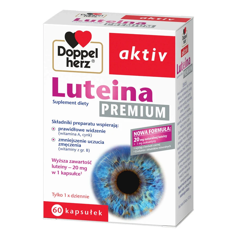Лютеїн Преміум Doppelherz aktiv Lutein Premium, 60 капсул: ціни та характеристики