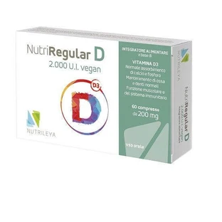 NutriRegular вітамін D, 2000 МО, 60 cpr, Nutrileya