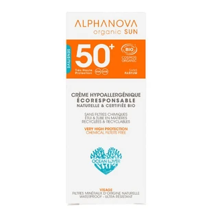 Alphanova Sun Bio, сонцезахисний крем, гіпоалергенний, SPF 50, 50 г