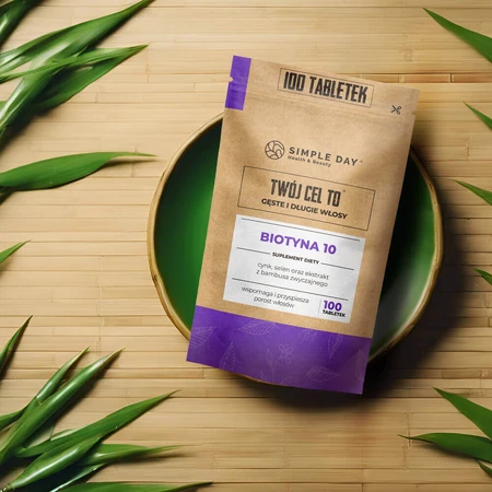 Simple Day Biotin 10 с натуральным кремнием, 100 таблеток: цены и характеристики