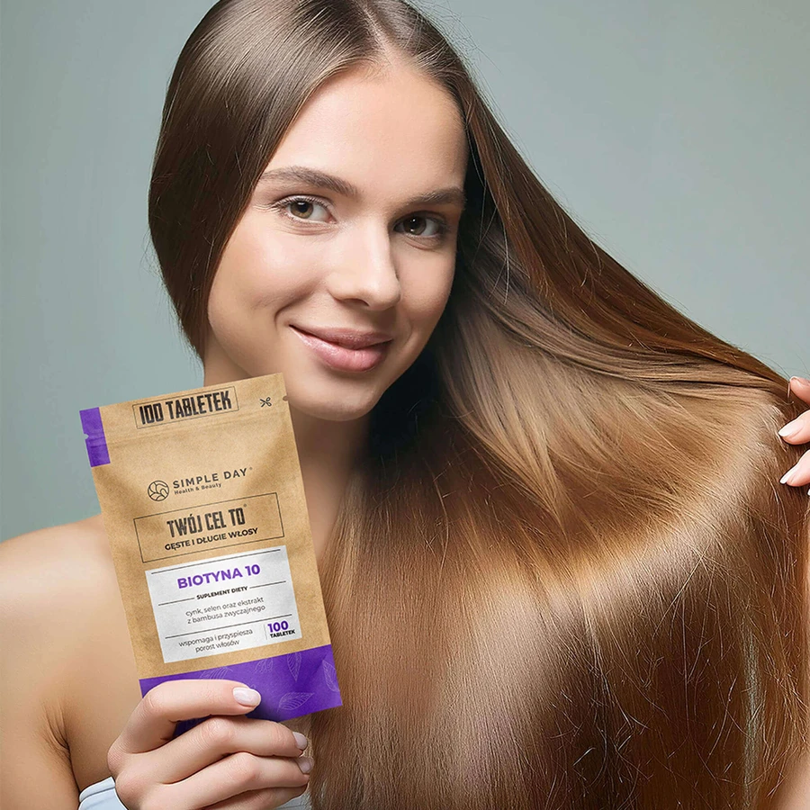 Simple Day Biotin 10 с натуральным кремнием, 100 таблеток: цены и характеристики