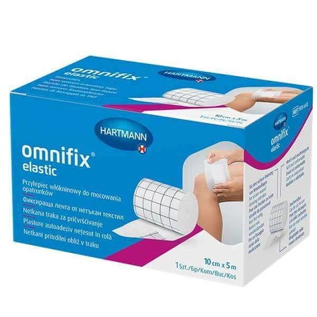 Omnifix Эластичный, нетканый клей для фиксации повязок, 10 см x 5 м, 1 шт.: цены и характеристики