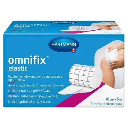 Omnifix Эластичный, нетканый клей для фиксации повязок, 10 см x 5 м, 1 шт.: цены и характеристики