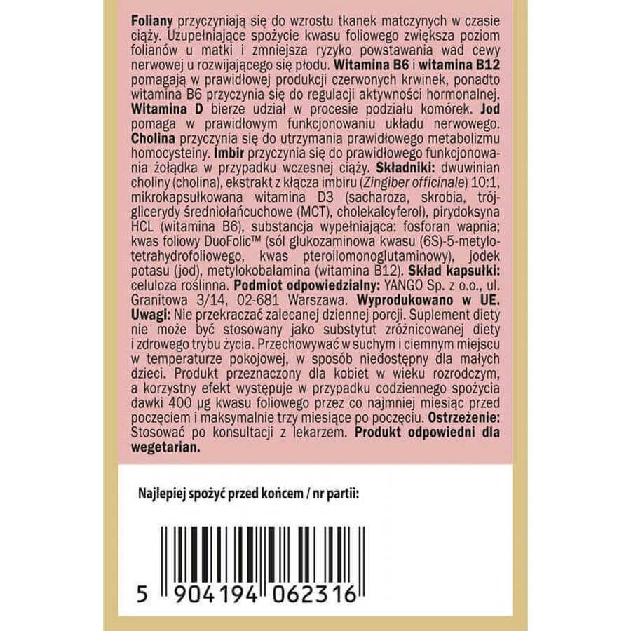 Yango Pregna Step 1, 60 капсул ролин: цены и характеристики