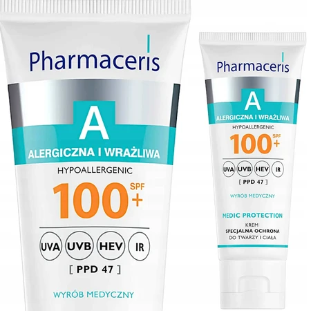 Солнцезащитный крем Pharmaceris A Medic Protection SPF 100+, специальный для лица и тела, 75 мл: цены и характеристики