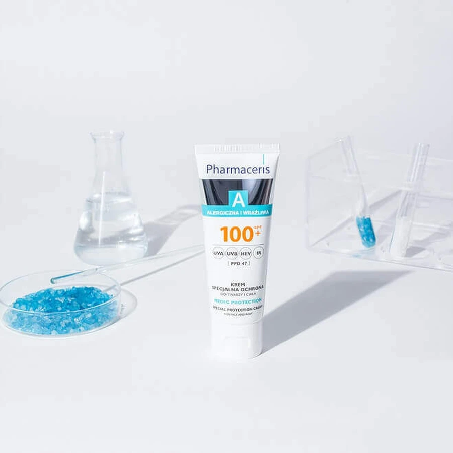 Солнцезащитный крем Pharmaceris A Medic Protection SPF 100+, специальный для лица и тела, 75 мл: цены и характеристики
