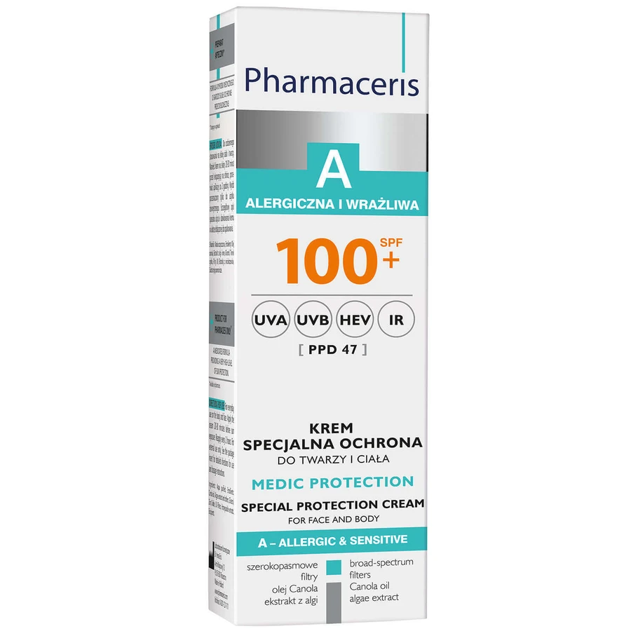 Солнцезащитный крем Pharmaceris A Medic Protection SPF 100+, специальный для лица и тела, 75 мл: цены и характеристики