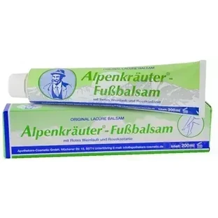 Apothhekers-Cosmetic Alpenkräuter - Fussbalsam 1×200 мл, бальзам з кінського каштана
