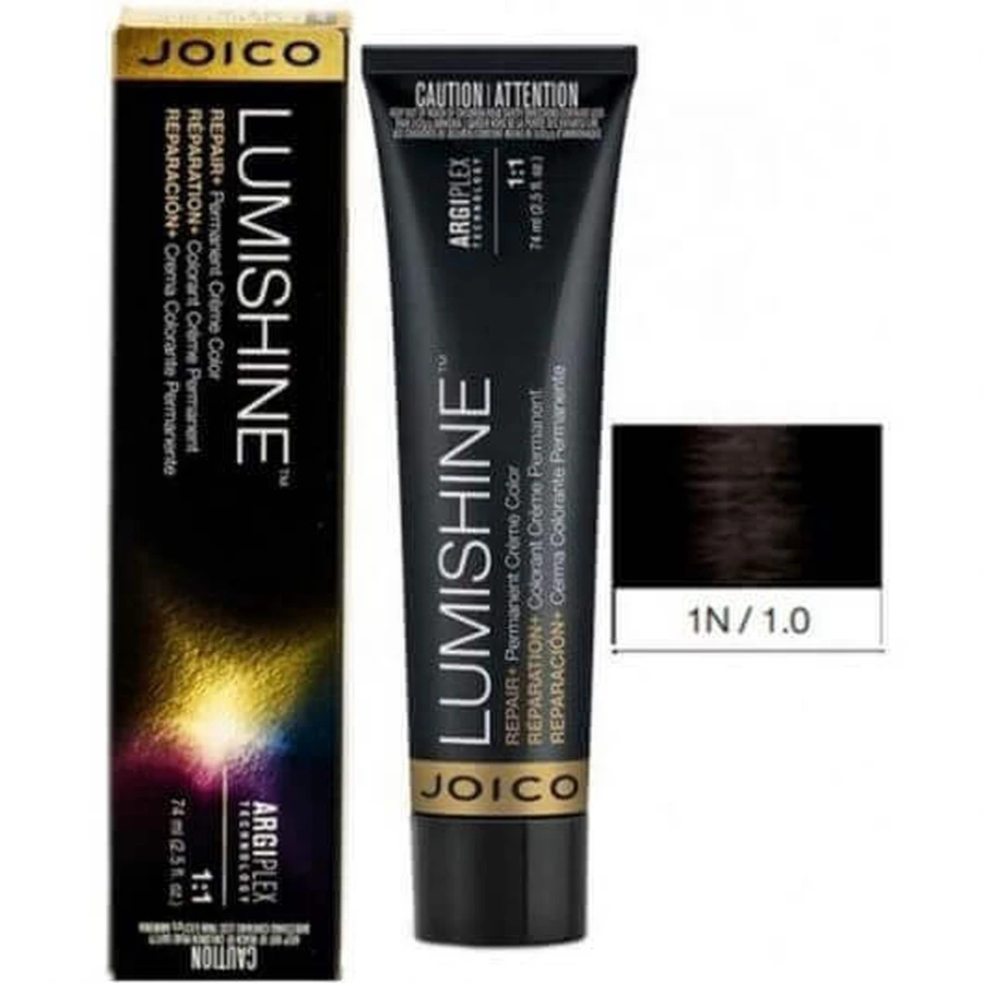 Перманентная краска для волос Joico Lumishine Permanent Creme 1N 74 мл: цены и характеристики