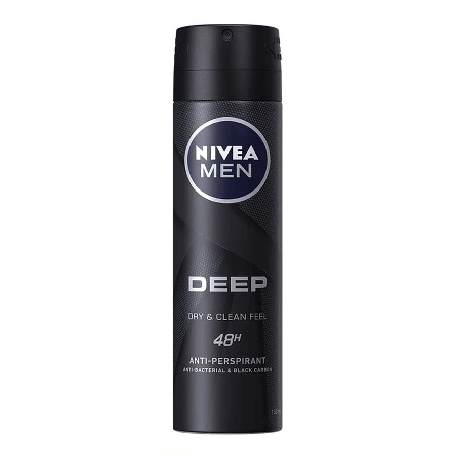 Дезодорант-спрей для чоловіків Deep Black, 150 мл, Nivea: ціни та характеристики