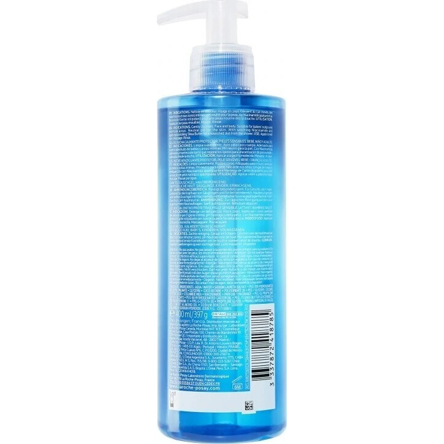 LA ROCHE-POSAY LIPIKAR gel lavant inov. 1×400 мл, осветляющий гель: цены и характеристики
