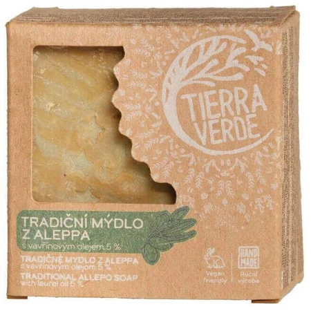 Мило Tierra Verde Aleppo 5% в коробці 190 г: ціни та характеристики