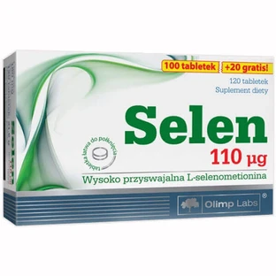 Селен Olimp Selenium 110 мкг, 100 таблеток + 20 таблеток бесплатно