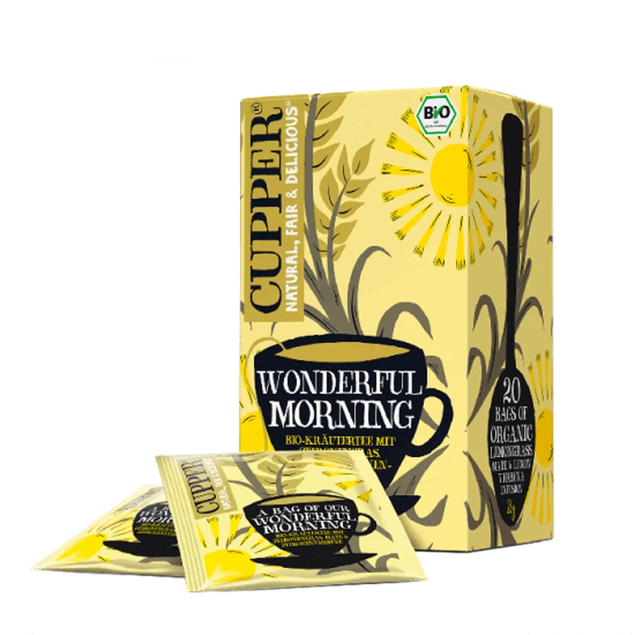 Фіточай Allos Hof Wonderful Morning Cupper, органічний, 20 пакетиків : ціни та характеристики
