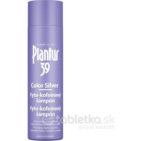 Plantur 39 Color Silver Фіто-кофеїновий шампунь 1×250 мл, шампунь з кофеїном: ціни та характеристики